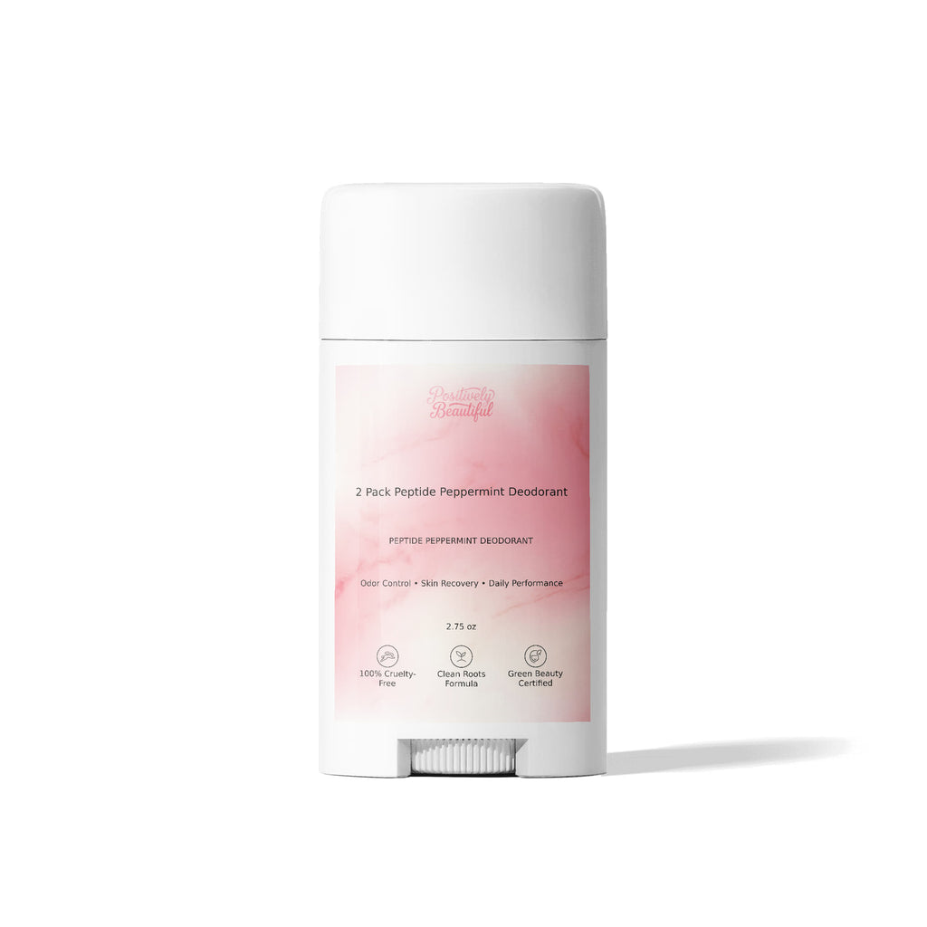 2 Pack Peptide Peppermint Deodorant