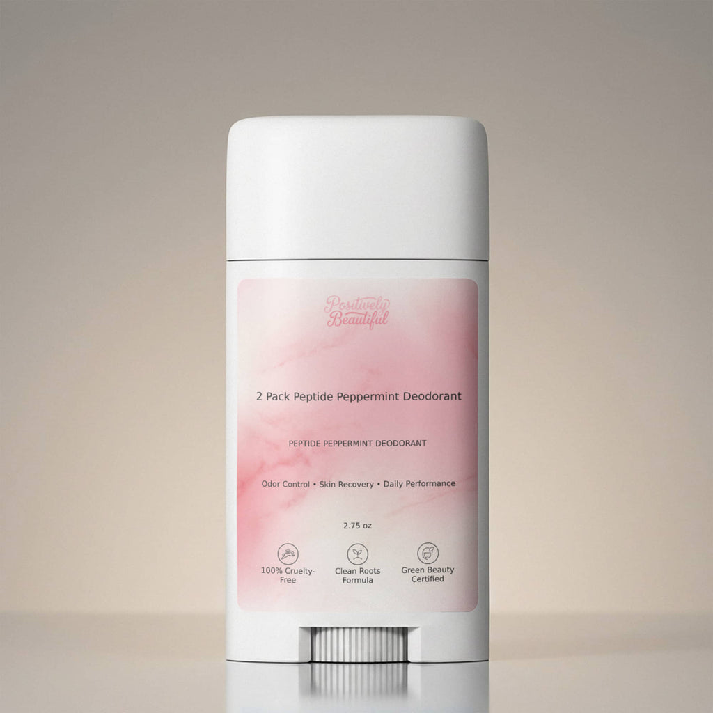 2 Pack Peptide Peppermint Deodorant